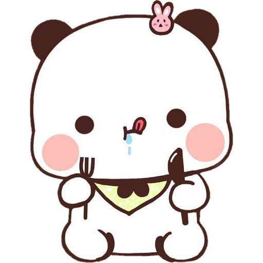 Набор стикеров 04 Panda Bear для WhatsApp 12