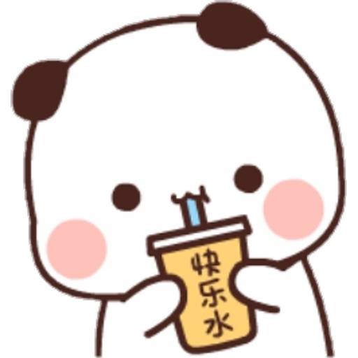 Набор стикеров 04 Panda Bear для WhatsApp 15