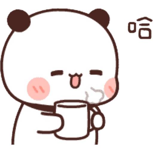 Набор стикеров 04 Panda Bear для WhatsApp 16