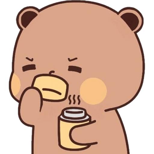 Набор стикеров 04 Panda Bear для WhatsApp 17