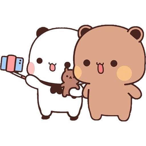 Набор стикеров 08 Panda Bear для WhatsApp 10