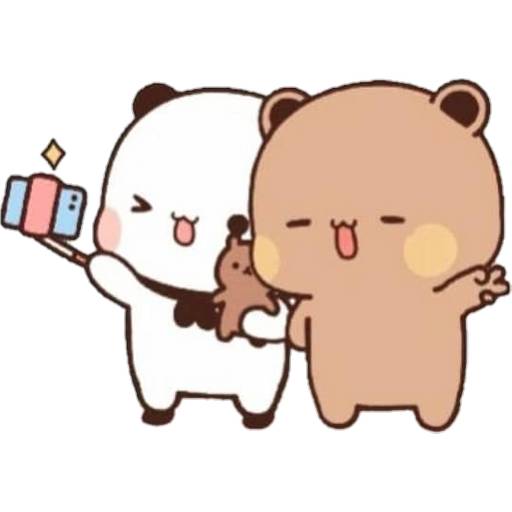 Набор стикеров 08 Panda Bear для WhatsApp 11