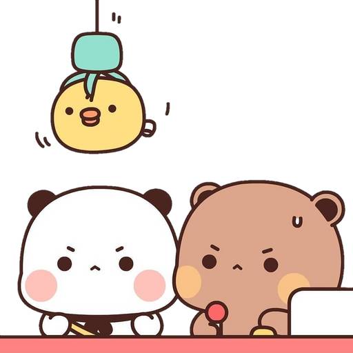 Набор стикеров 08 Panda Bear для WhatsApp 13