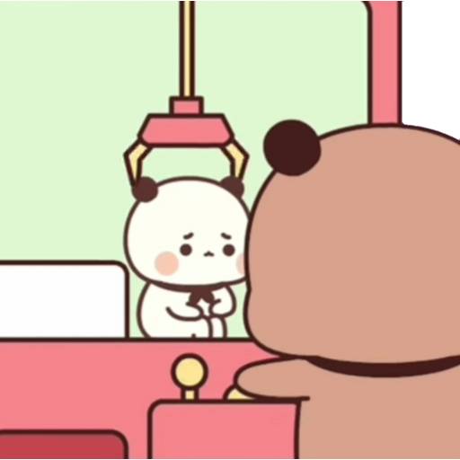 Набор стикеров 08 Panda Bear для WhatsApp 14