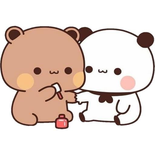 Набор стикеров 08 Panda Bear для WhatsApp 18