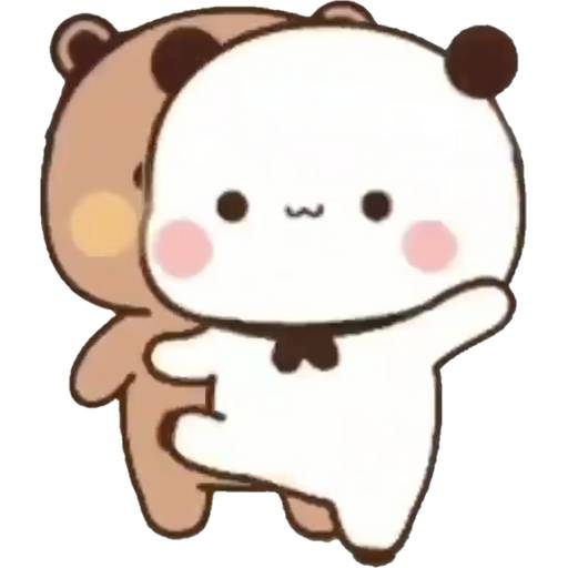 Набор стикеров 08 Panda Bear для WhatsApp 19