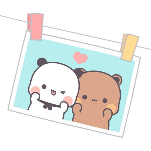 Набор стикеров 08 Panda Bear для WhatsApp 2