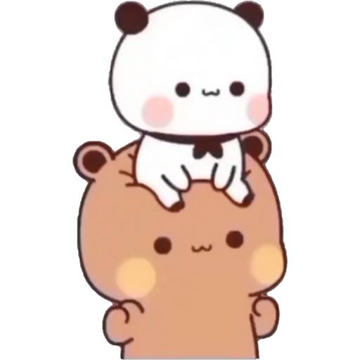 Набор стикеров 08 Panda Bear для WhatsApp 24