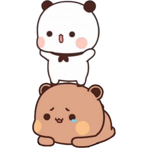 Набор стикеров 08 Panda Bear для WhatsApp 25