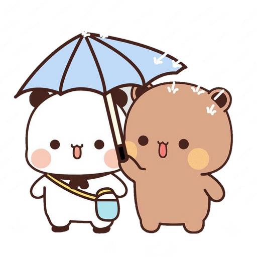 Набор стикеров 08 Panda Bear для WhatsApp 6