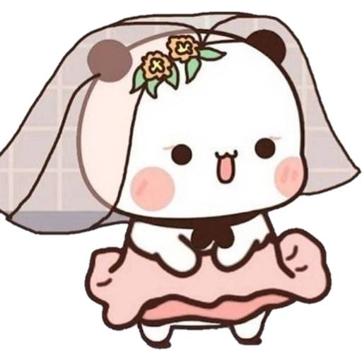 Набор стикеров 10 Panda Bear для WhatsApp 1