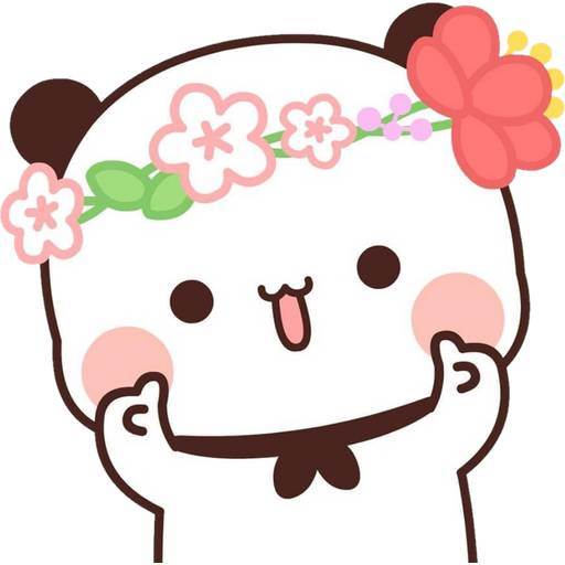 Набор стикеров 10 Panda Bear для WhatsApp 11