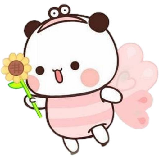 Набор стикеров 10 Panda Bear для WhatsApp 18