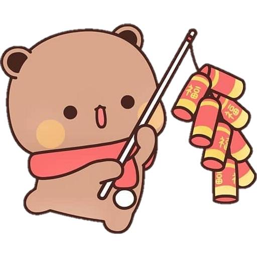 Набор стикеров 10 Panda Bear для WhatsApp 21