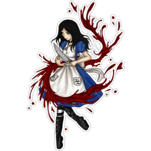 Набор стикеров Alice in Wonderland для WhatsApp 23