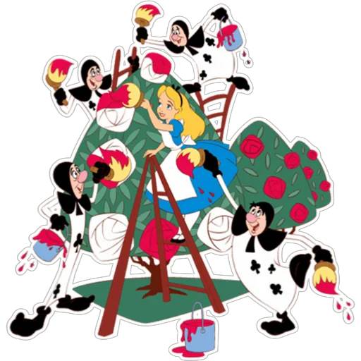 Набор стикеров Alice in Wonderland для WhatsApp 29