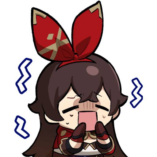 Набор стикеров Amber для WhatsApp 1