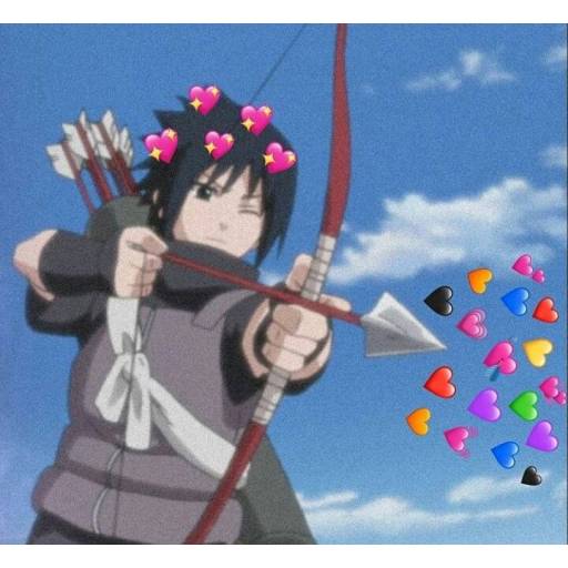 Набор стикеров anime 4 для WhatsApp 2