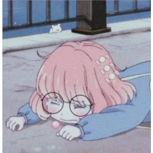 Набор стикеров Anime Aesthetic 4✨ для WhatsApp 16