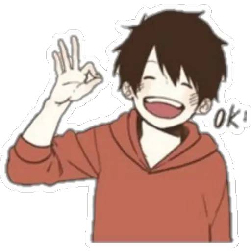 Набор стикеров Anime для WhatsApp 20