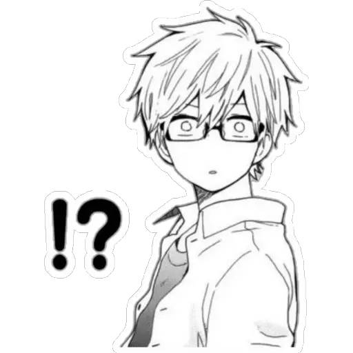 Набор стикеров Anime для WhatsApp 23