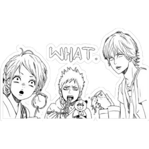 Набор стикеров Anime для WhatsApp 26