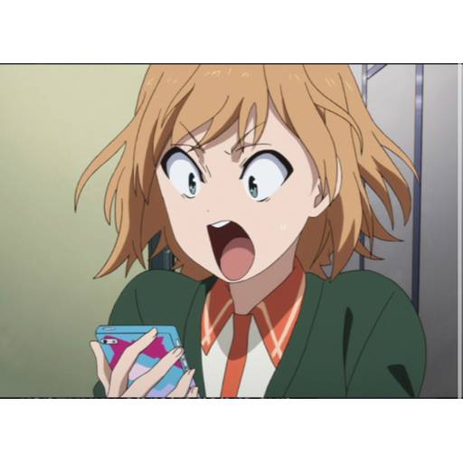 Набор стикеров Аниме приколы )) #anime для WhatsApp 1