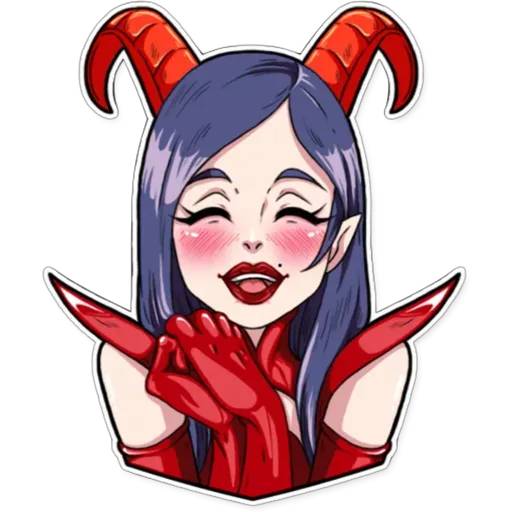 Набор стикеров Bad Girl для WhatsApp 11