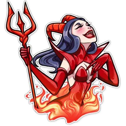 Набор стикеров Bad Girl для WhatsApp 12