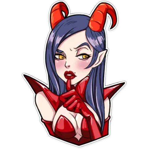 Набор стикеров Bad Girl для WhatsApp 13