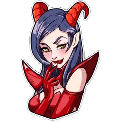 Набор стикеров Bad Girl для WhatsApp 14