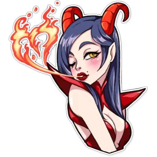 Набор стикеров Bad Girl для WhatsApp 18