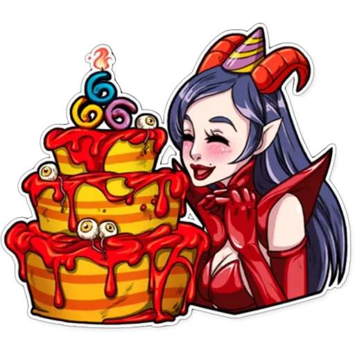 Набор стикеров Bad Girl для WhatsApp 19