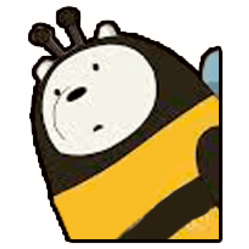 Набор стикеров Beehive (We Bare Bears) для WhatsApp 1