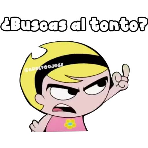 Набор стикеров Billy & Mandy для WhatsApp 1