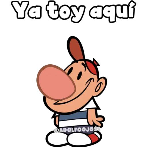 Набор стикеров Billy & Mandy для WhatsApp 10