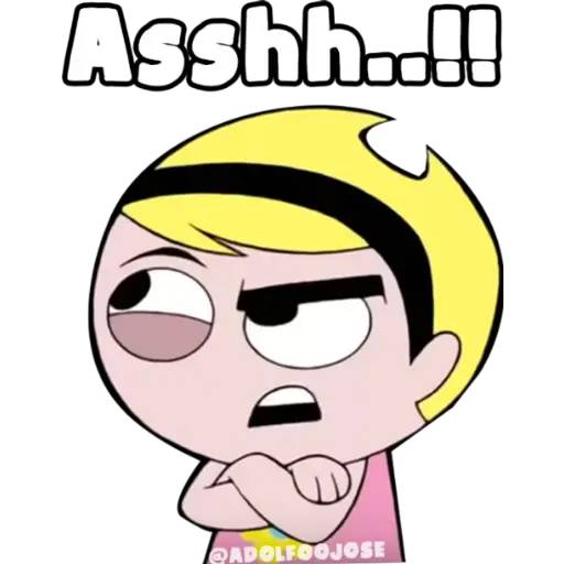 Набор стикеров Billy & Mandy для WhatsApp 19