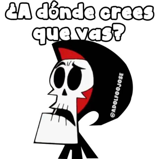 Набор стикеров Billy & Mandy для WhatsApp 2