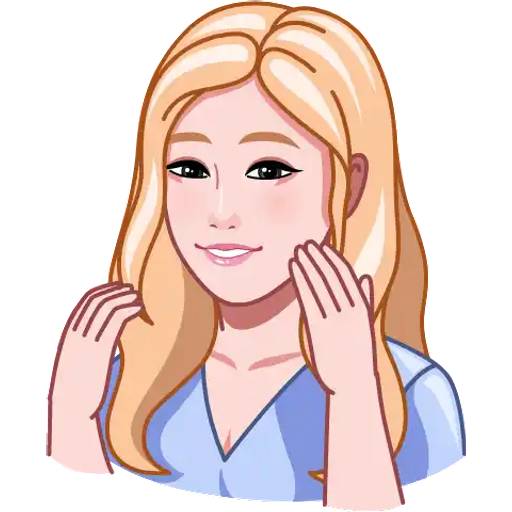 Набор стикеров BLACKPINK ANIME STICKER для WhatsApp 1