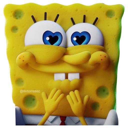 Набор стикеров BOB ESPONJA AL RESCATE для WhatsApp 13