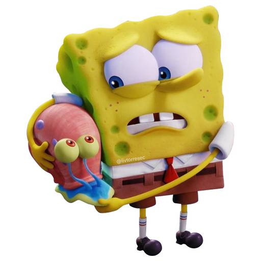 Набор стикеров BOB ESPONJA AL RESCATE для WhatsApp 19