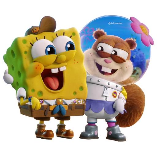 Набор стикеров BOB ESPONJA AL RESCATE для WhatsApp 2