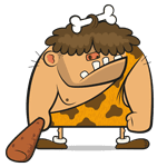 Набор стикеров Bobo The Prehistoric для Viber - фото 1