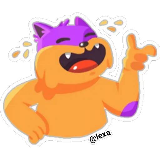 Набор стикеров BOE BOB 💛💜 для WhatsApp 1