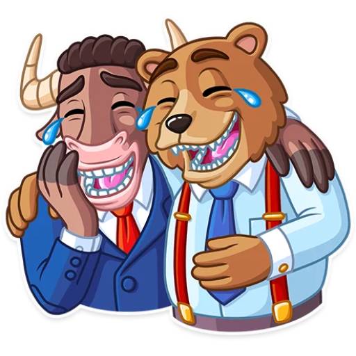 Набор стикеров BULL AND BEAR для WhatsApp 1