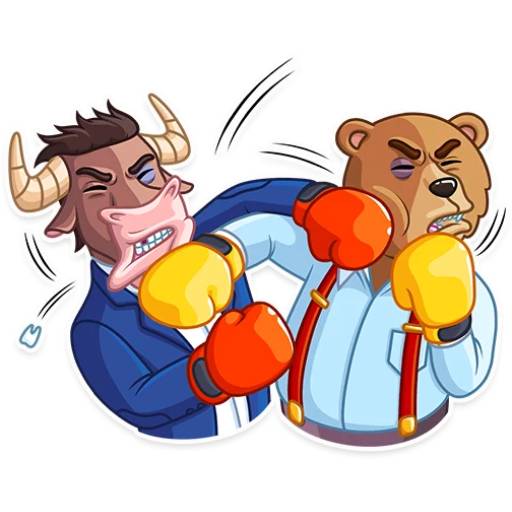 Набор стикеров BULL AND BEAR для WhatsApp 30