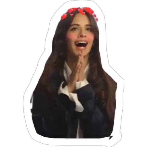 Набор стикеров Camila Cabello 1 для WhatsApp 1