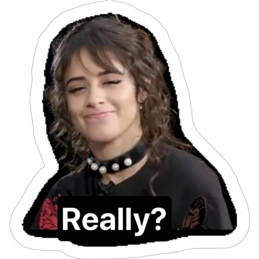 Набор стикеров Camila Cabello 1 для WhatsApp 16