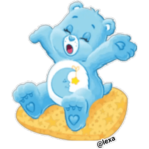 Набор стикеров Care Bears 💗💜💙💚 для WhatsApp 18