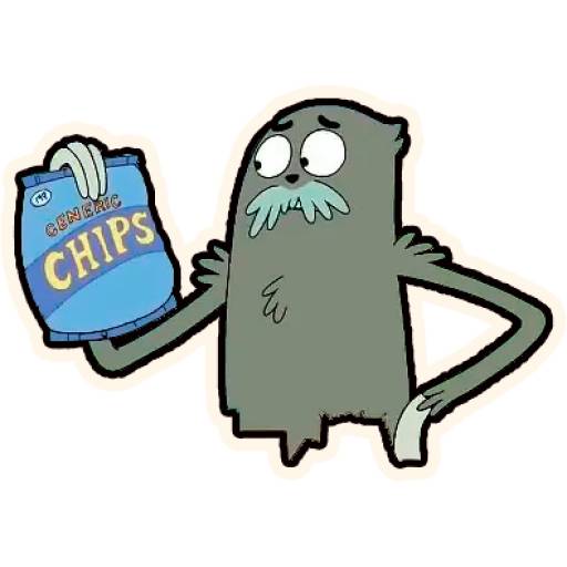 Набор стикеров Charlie (We Bare Bears) для WhatsApp 1